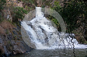 Datanla Waterfall located near the Dalat city in Vietnam