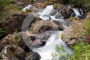 Datanla waterfall in Vietnam.