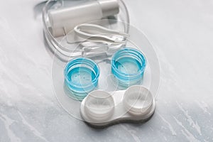 A dataset for the storage of contact lenses