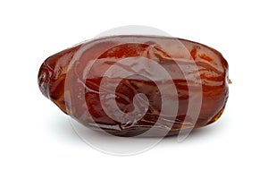 Date fruit on white background