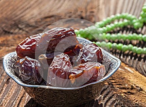 Date fruits in a bowl