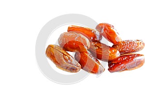 Date palm isolated on white background, Phoenix dactylifera isolated