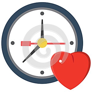 Date time vector icon Which Can Easily Modify Or Edit