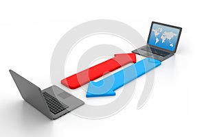 Date transferring concept