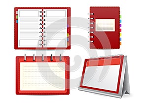 Datebook, calendar and organizer set