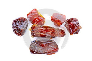 Dates photo-color red and brown