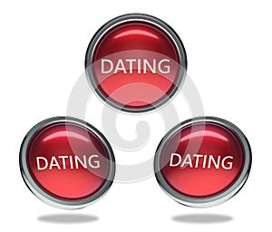 Dating glass button photo