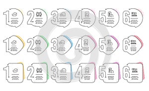 Dating, Mobile survey and Checkbox icons set. Medical help, Partnership and Corrupted file signs. Vector