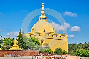 Datsan Rinpoche Bagsha in Ulan-Ude city of the Republic of Buryatia, Russia.