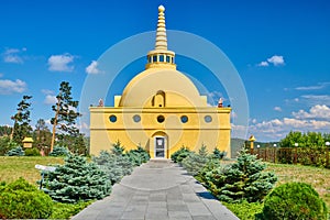 Datsan Rinpoche Bagsha in Ulan-Ude city of the Republic of Buryatia, Russia.