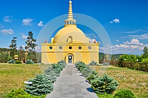 Datsan Rinpoche Bagsha in Ulan-Ude city of the Republic of Buryatia, Russia.