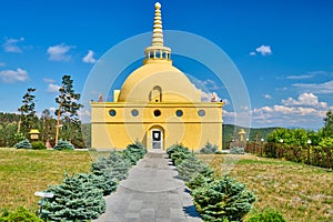 Datsan Rinpoche Bagsha in Ulan-Ude city of the Republic of Buryatia, Russia.