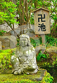 Datuse-ba bodhisattva at Hase Dera Buddhist Temple, Kamakura, Ja