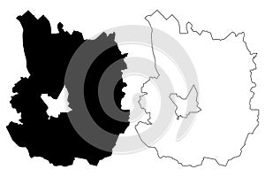 Daugavpils Municipality Republic of Latvia, Administrative divisions of Latvia, Municipalities and their territorial units map