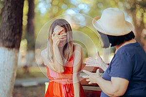 Daughter Feeling Guilty Receiving Critics from her Own Mother