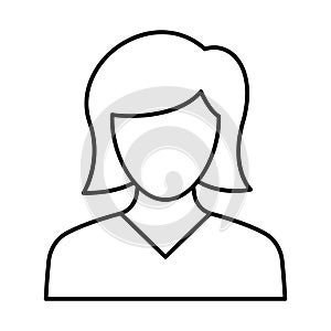 Daughter Half Glyph Style vector icon which can easily modify or edit