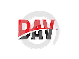 DAV Letter Initial Logo Design Vector Illustration