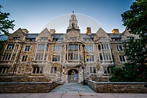 The Davenport College Building at Yale University, in New Haven, Connecticut.