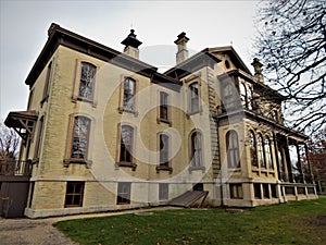 David Davis Mansion Bloomington Illinois rear