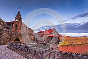 David Gareja cave monastery. Kakhetia, Georgia, Caucasus mountains.