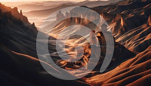 David Gareja monastery, AI generated image