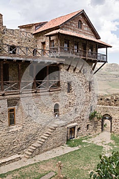 David Gareja, a rock-hewn Georgian Orthodox monastery complex located in the Kakheti region, Georgia