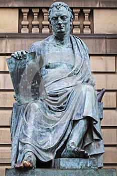 David Hume Statue in Edinburgh