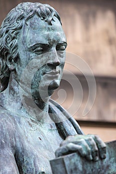 David Hume Statue in Edinburgh