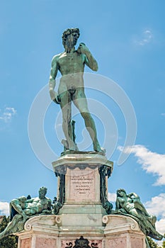 David at Piazzale Michelangelo in Florence, Italy