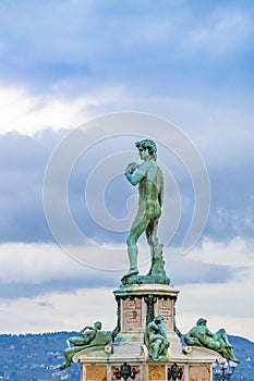 David Sculpture, Michaelangelo Piazza, Florence, Italy photo