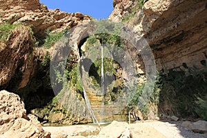 David Waterfall in Ein Gedi Oasis, Israel