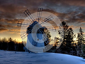 Davidson Windmill Sunrise photo