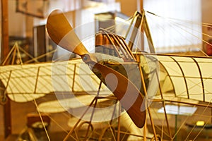 DaVinci& x27;s airplane model