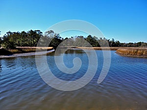 Davis Bayou National Seashore in Ocean Springs, Mississippi