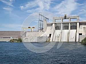 Davis Dam on the Colorado River