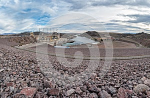 Davis Dam on the Colorado River