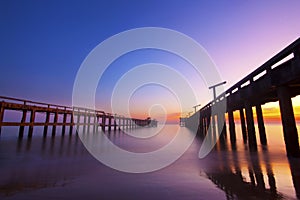 Dawn Breaking over the Ocean at Coolum