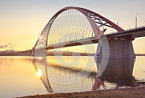 Dawn of the Bugrinsky Bridge