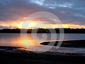 Dawn at Carsington, Derbyshire.