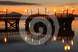 Dawn Fishing Pier, Fraser River