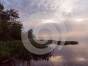 Dawn Fog on Powder Mill Pond