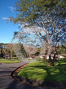 Dawn hill view at Borinquen thermal resort