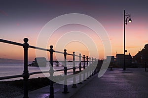 Dawn at Mumbles pier