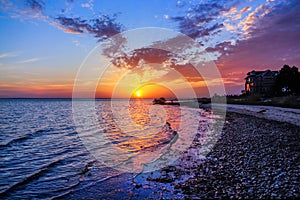 Dawn at Old Mackinac Point