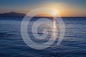 Dawn over the Red Sea