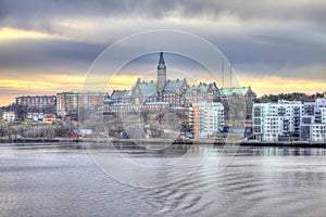 Dawn over Stockholm. HDR