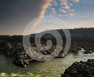 Dawn on the Potomac River at Mather Gorge - 3