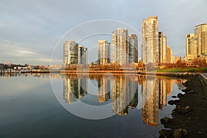 Dawn Reflection, Vancouver Condominiums