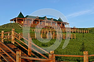 Dawn of the Root River Wetland Observation Deck
