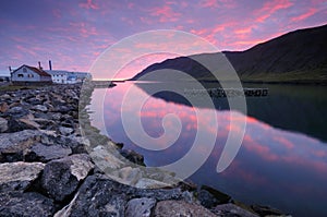 Dawn in siglufjodÃÂ°u